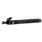 19” Steckdosenleiste mit C13 Steckdosen- 8-fach