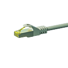 RJ45 Netzwerkkabel S/FTP (PiMF), mit CAT 7 Rohkabel, Grau, 0,25m
