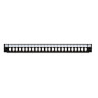 Frontplatte LC/SC/E2000 24-Port Simplex/Duplex, geeignet für universelle Glasfaserablage