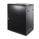 12 HE Serverschrank, Wandgehäuse, mit Metalltür (BxTxH) 600 x 450 x 635mm