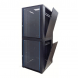48 HE Serverschrank, mit Glastür – 2x20 HE Fächer, (BxTxH) 800x800x2200mm