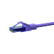 CAT6a Netzwerkkabel 100% Kupfer - U/UTP - 2 Meter - Violett