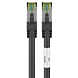 RJ45 Netzwerkkabel S/FTP (PiMF), mit CAT 8 Rohkabel, Schwarz, 5m