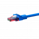 CAT6 Netzwerkkabel, U/UTP, 0.50 meter, Blau, 100% Kupfer