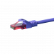 CAT6 Netzwerkkabel, U/UTP, 0,25 Meter, Violet, 100% Kupfer