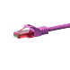 CAT6 Netzwerkkabel, U/UTP, 0,15 Meter, Rosa, 100% Kupfer