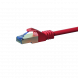 CAT 6a Netzwerkkabel LSOH - S/FTP - 0,50 Meter - Rot