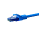 CAT6a Netzwerkkabel 100% Kupfer - U/UTP - 0,15 Meter - Blau