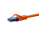 CAT6a Netzwerkkabel 100% Kupfer - U/UTP - 0,15 Meter - Orange