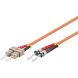 Glasfaserkabel SC-ST OM2 Duplex Patchkabel – 0.5 Meter