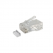 RJ45 CAT 6 Netzwerkstecker – für massive UTP Kabel - mit Hilfstück
