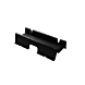 Datacenter-Abschirmrinne für Stromkabel, geeignet für 600 mm breite Racks