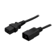 Verlängerungskabel C19 auf C20 – Schwarz –1,8 Meter