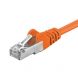 CAT 5e Netzwerkkabel F/UTP – 1 Meter -  Orange