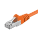 CAT 5e Netzwerkkabel F/UTP – 0.25 Meter - Orange