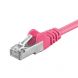 CAT 5e Netzwerkkabel F/UTP – 0,25 Meter - Rosa