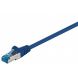 CAT 6a Netzwerkkabel LSOH - S/FTP - 0,25 Meter - Blau