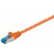 CAT 6a Netzwerkkabel LSOH - S/FTP - 7,50 Meter - Orange