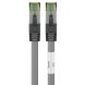 RJ45 Netzwerkkabel S/FTP (PiMF), mit CAT 8 Rohkabel, Grau, 1m