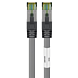 RJ45 Netzwerkkabel S/FTP (PiMF), mit CAT 8 Rohkabel, Grau, 1m