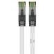 RJ45 Netzwerkkabel S/FTP (PiMF), mit CAT 8 Rohkabel, Weiß, 5m