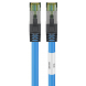 RJ45 Netzwerkkabel S/FTP (PiMF), mit CAT 8 Rohkabel, Blau, 1m