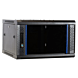 4 HE Serverschrank, Wandgehäuse, mit Glastür (BxTxH) 600 x 600 x 280mm 