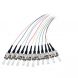 OM3 Glasfaser Pigtail farbiges Set ST - 12 Stück