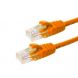 CAT6 Netzwerkkabel, U/UTP, 50 Meter, Orange, 100% Kupfer