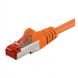 CAT 6 Netzwerkkabel LSOH - S/FTP - 7,50 Meter - Orange 