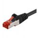 CAT 6 Netzwerkkabel LSOH - S/FTP - 25 Meter - Schwarz