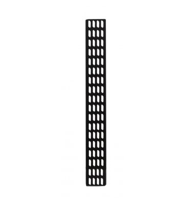 18 HE vertikale Kabelführungsleiste - 10 cm breit