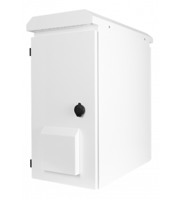 6HE 19" Outdoor Serverschrank zur vertikale Wandmontage IP55 - 600x280x600mm