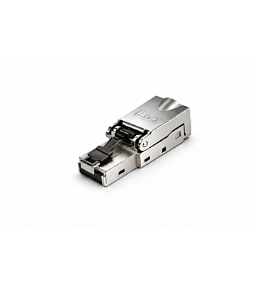 DANICOM S/FTP CAT7 Toolless RJ45 Netzwerkstecker - für Starrleiter