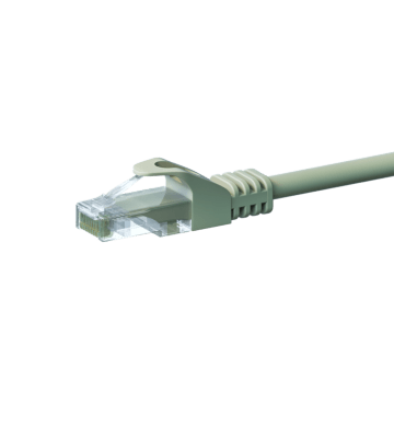 CAT5e Netzwerkkabel, U/UTP, 20 meter, Grau, 100% Kupfer