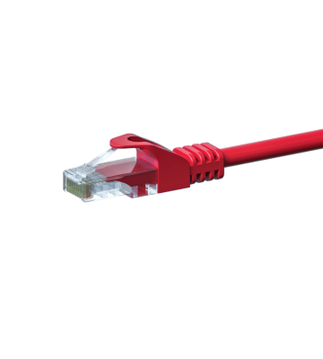 CAT 5e Netzwerkkabel U/UTP – 5 Meter - Rot - CCA