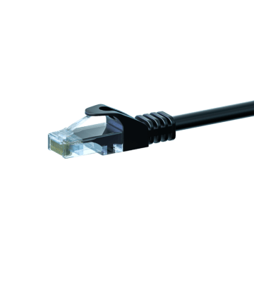 CAT5e Netzwerkkabel, U/UTP, 5 meter, Schwarz, 100% Kupfer