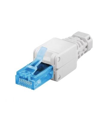 UTP CAT6a Toolless RJ45 Netzwerkstecker - für massive und flexibele UTP Kabel