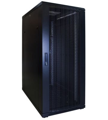 27 HE 19” Serverschrank, mit perforierter Fronttür (BxTxH) 600 x 1000 x 1400mm 