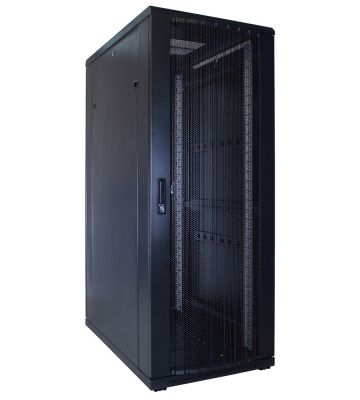 32 HE 19” Serverschrank, mit perforierter Fronttür (BxTxH) 600 x 1000 x 1600mm 