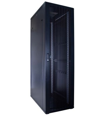 42 HE 19” Serverschrank, mit perforierter Fronttür (BxTxH) 600 x 1000 x 2000mm 