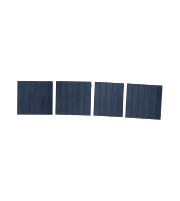 Abdeckplatten für 3HE DIN-Schienen-Schaltkasten, 4er-Satz