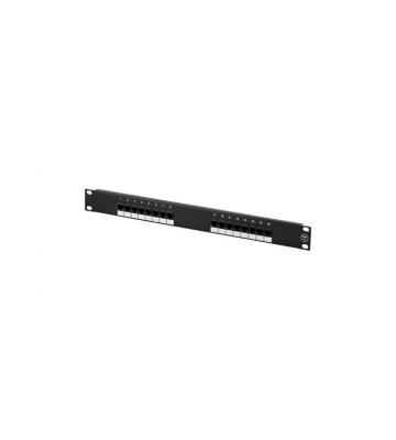 Patchpanel 19" CAT6 UTP - 16 ports