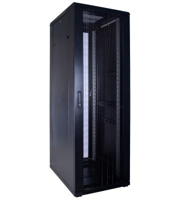 37 HE 19” Serverschrank, mit perforierter Fronttür (BxTxH) 600 x 800 x 1800mm 
