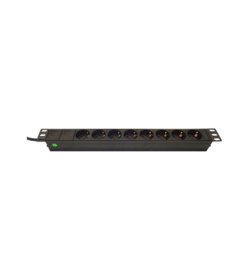 19-Zoll-8-fach-Steckdosenleiste ohne Schalter