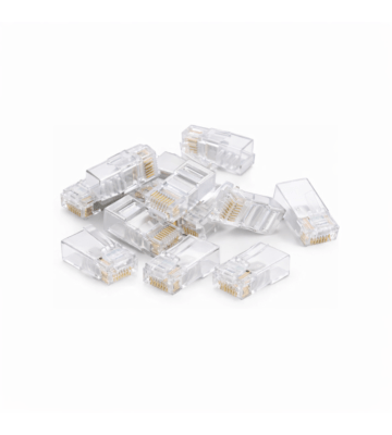DANICOM UTP RJ45 CAT6 Netzwerkstecker - für flexible Kabel - 10 Stück
