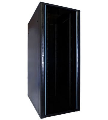 42 HE 19” Serverschrank, mit Glastür (BxTxH) 800 x 1200 x 2000mm 