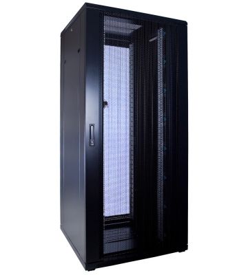 37 HE 19” Serverschrank, mit perforierter Fronttür (BxTxH) 800 x 800 x 1800mm 