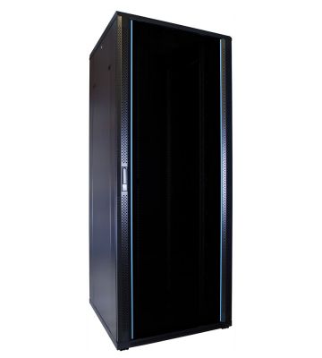 42 HE 19” Serverschrank, mit Glastür (BxTxH) 800 x 800 x 2000mm 