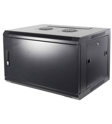 4 HE Serverschrank, Wandgehäuse, mit Metalltür (BxTxH) 600 x 600 x 280mm